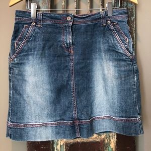 Boden Jean skirt
